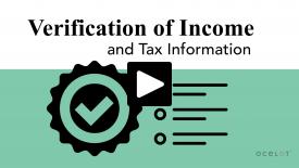 Verification of Income